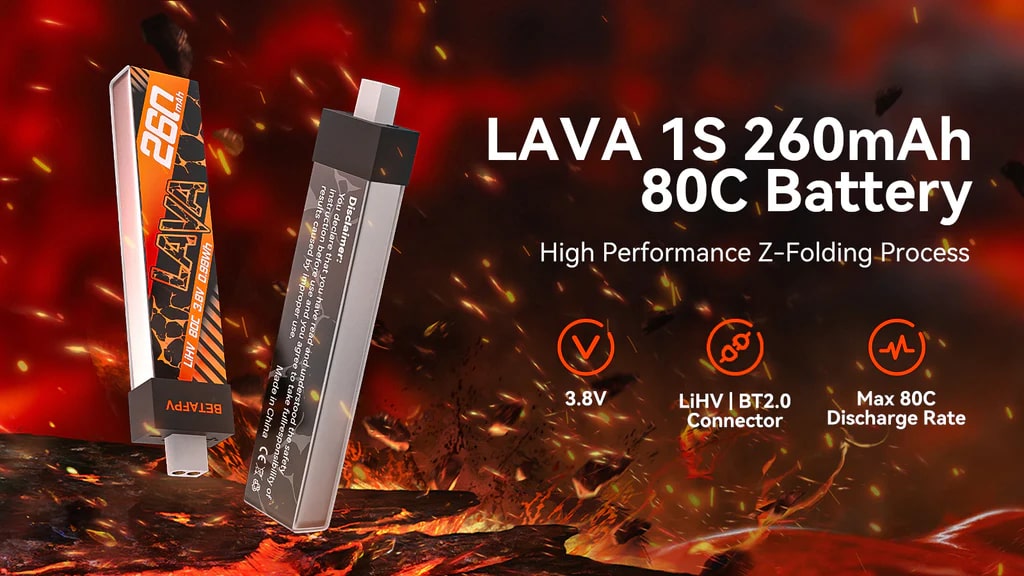 Аккумуляторы LAVA 1S 260mAh 80C