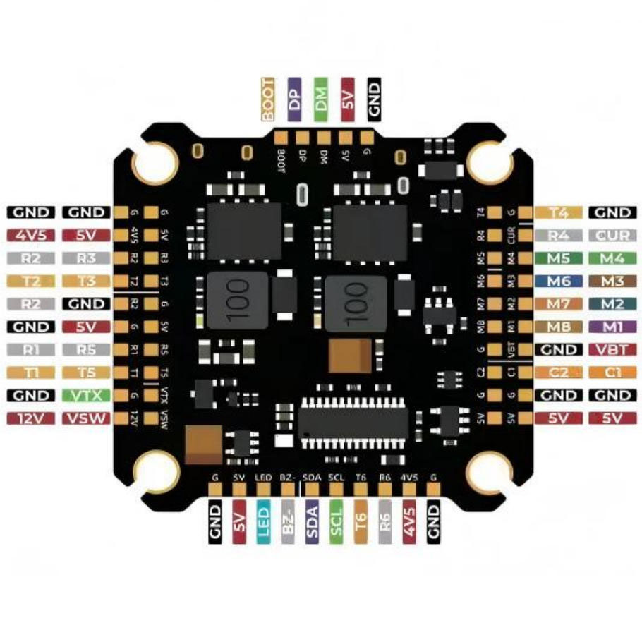 полетный контроллер F722 4-8S 30.5x30.5