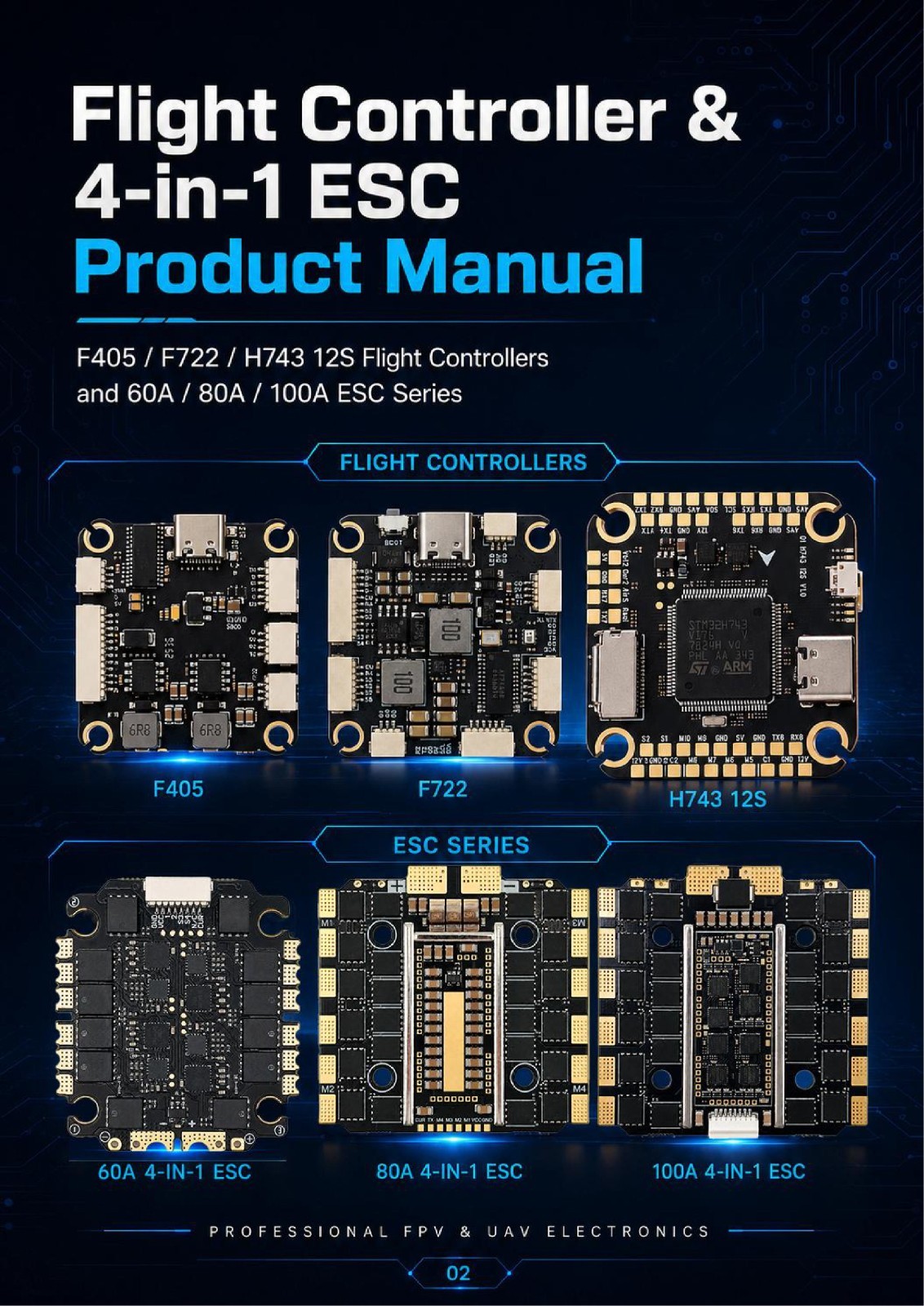 Полетный контроллер 4-in-1 ESC Catalog