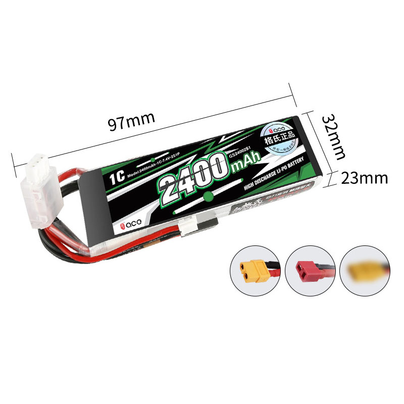 литий-полимерный аккумулятор 3S1P 1C 2400mAh 11.1V JR JSYP