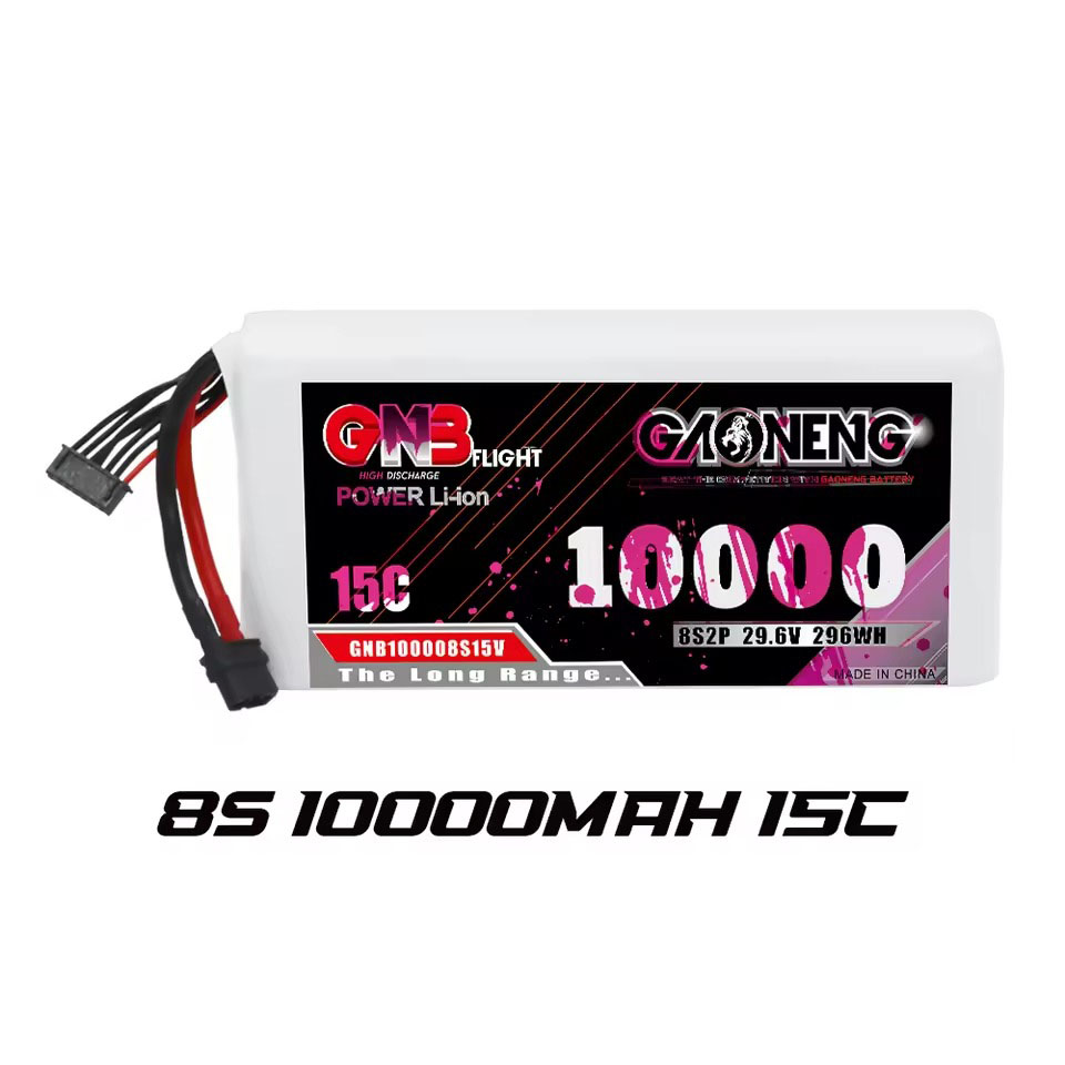 Li-ion аккумулятор для дрона 10000mAh 8S2P 15C 29.6V 3.7V